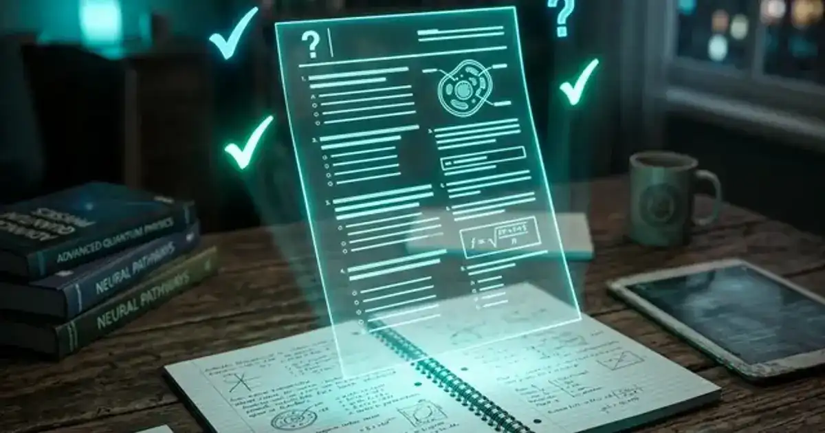 How to Create a Practice Exam from Your Class Notes Using AI