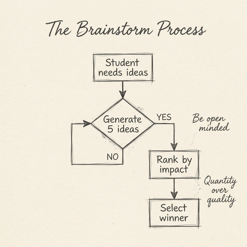 Brainstorming Expert Sketch 3